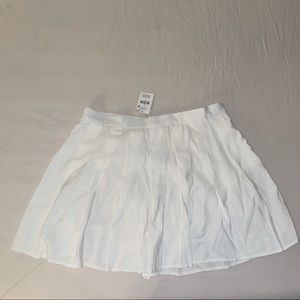 Cotton On Pleated Tennis Mini Skirt White